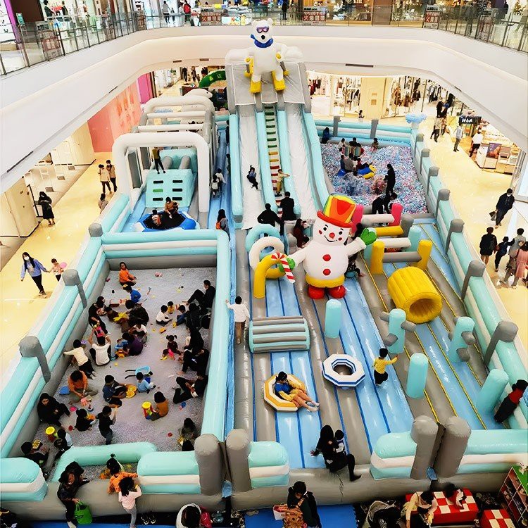 Giant Inflatable Theme Park Playground For Adult And Kids